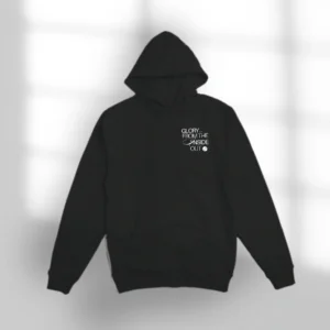 Glory from the Inside Out Black Hoodie