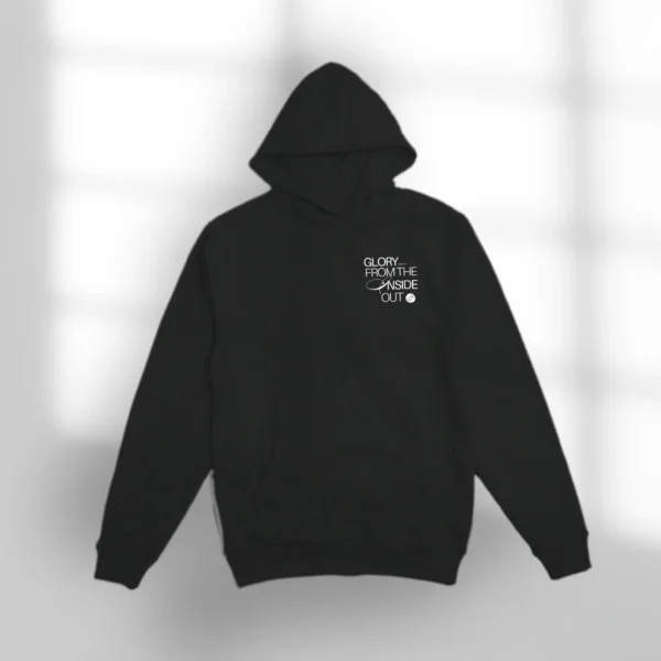 Glory from the Inside Out Black Hoodie