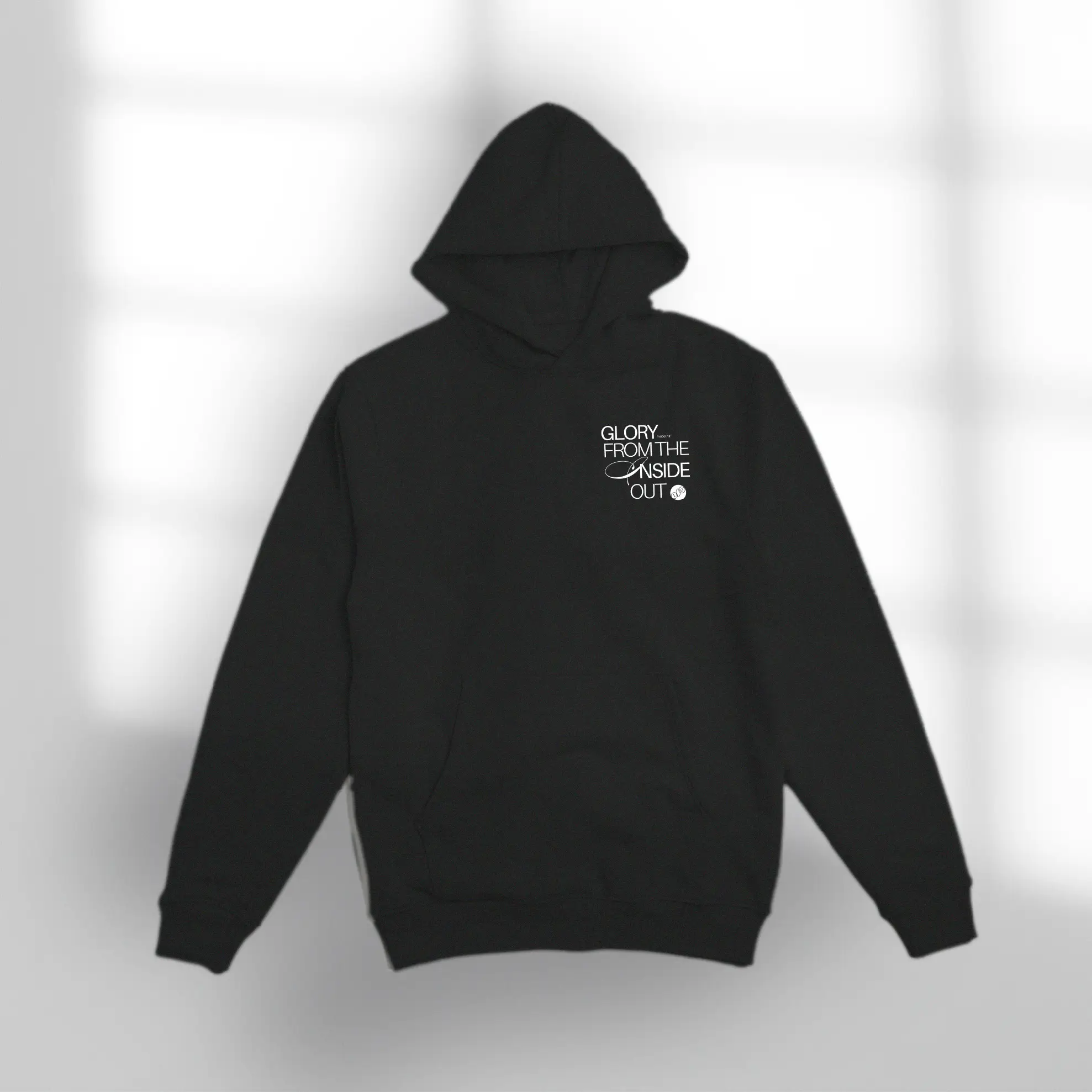 Glory from the Inside Out Black Hoodie