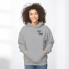 Wearing Glory from the Inside Out Heather Grey Hoodie