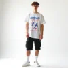 Wearing Spread the Love T-shirt